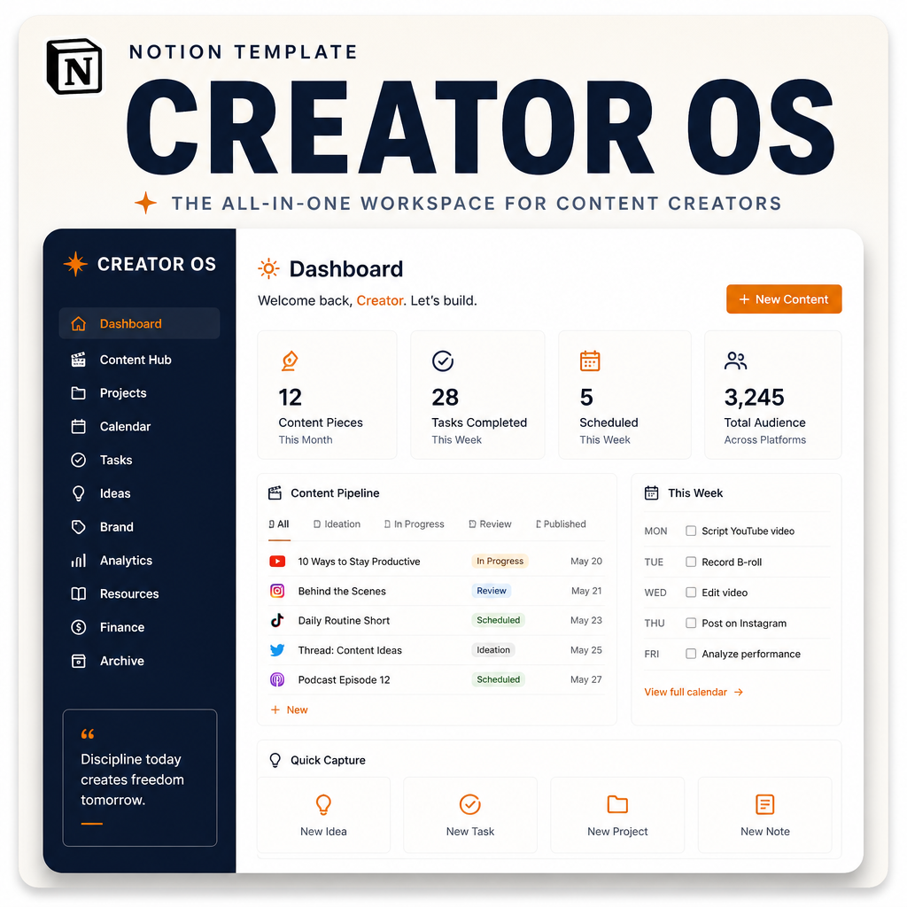 Notion Productivity Template 1